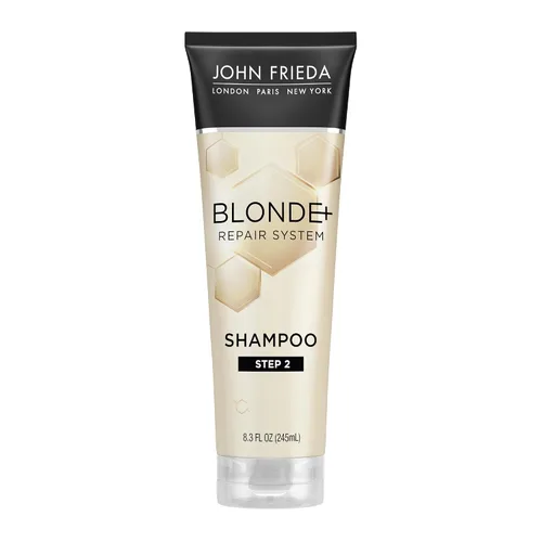 Vista 12 de John Frieda Blonde+ Sistema de reparación de cabello, acondicionador con complejo de construcción Bond, restaura la humedad y protege el cabello