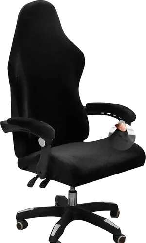 Vista 11 de FORCHEER Funda para silla de juegos con fundas para reposabrazos, estilo bohemio, 4 piezas, elásticas, para silla de computadora, juego de fundas