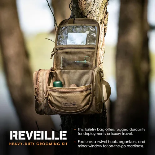 Vista 2 de Reveille(TM) Hazard 4(R) Bolsa resistente para equipo de aseo y elementos de tocador., negro