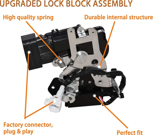 Vista 2 de FOKES Actuador de bloqueo de puerta elevadora, puerta trasera para maletero y portón trasero con actuador compatible con Toyota Sequoia 2001-2007