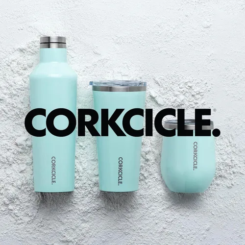 Vista 7 de Corkcicle - Taza de viaje, acero inoxidable con aislamiento Camuflaje del bosque