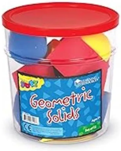 Vista 3 de Learning Resources Geosólidos suaves prácticos, formas 3D de espuma suave, juego de 12, a partir de 5 años