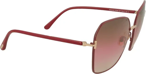 Vista 5 de Gafas de sol Tom Ford FT 0839 Claudia- 02 69F oro rosa brillante, burdeosgradiente, Burdeos Glanz