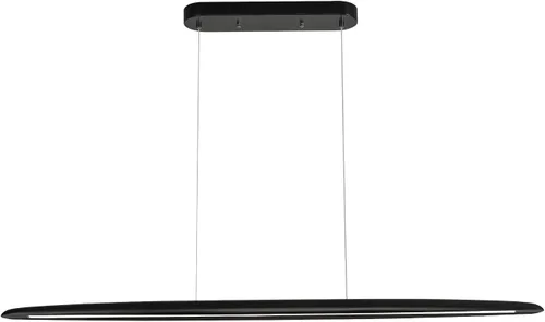 Vista 10 de YISDESIGN Lámpara colgante lineal de madera de 51 pulgadas, lámpara moderna para mesa de billar, luces de isla de cocina para comedor, bar, isla