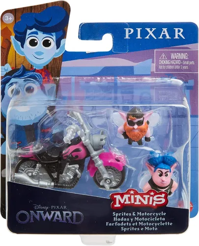 Vista 5 de Disney / Pixar Onward Minis Sprites & Motorcycle Figuras 2