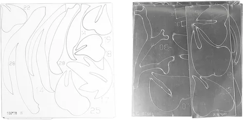 Vista 7 de 2 juegos de calcomanías de espejo de bricolaje removibles adhesivas para pared, calcomanías de pared de espejo acrílico 3D, calcomanías de pared