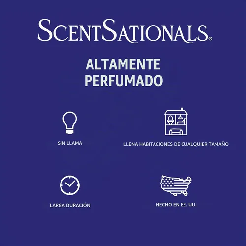 Vista 3 de ScentSationals Cera perfumada de cedro y lavanda para derretir 10 onzas (24 cubos) Lavanda, cedro blanco y caoba fragancia de larga duración se
