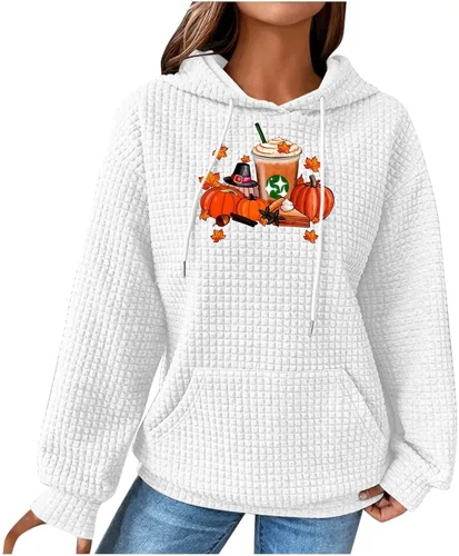 Vista 150 de SHAOBGE Sudaderas con capucha de gran tamaño para mujer, sudaderas con capucha para entrenamiento, suéteres casuales y cómodos trajes de moda