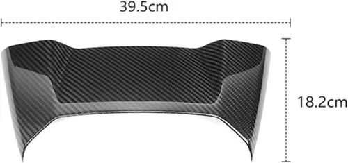 Vista 3 de Cubierta superior del altavoz de la cascada del coche de fibra de carbono para Corvette C8 Coupe 2020-2024