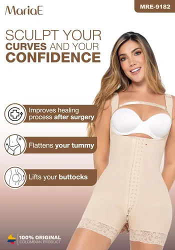 Vista 6 de MARIAE ETAPA 2 Faja Abdominoplastia Post Cirugía Lipo Compresión Prenda Faja Colombiana Reductora y Moldeadora
