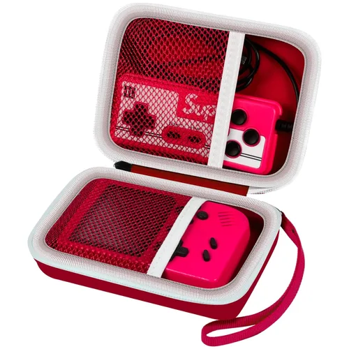 Vista 8 de Case Compatible with Retro Handheld Game Consoles/ R36S/ RG353V -Travel Storage Holder Organizer for Game Boy Mini, Retro Mini Players, and More