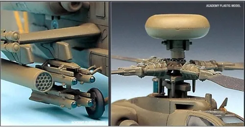Vista 4 de Academy 1:72 - Boeing AH-64A Apache