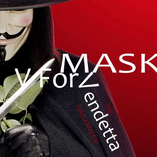Vista 5 de Máscara V for Vendetta de hackers anónimos para fiestas de disfraces de cosplay