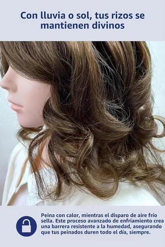 Vista 5 de Areti Japan ReiMagic Airflow 2 en 1 alisador y rizador de cabello (i2686WH)