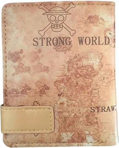 Vista 2 de Mxcostume Anime Wallet One Piece Wanted Short PU Leather Wallet