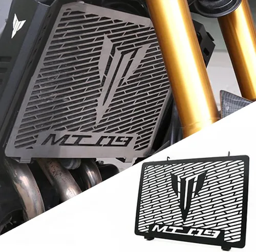 Vista 4 de Cubierta protectora de rejilla de radiador de motocicleta para Yamaha MT09 FZ09 FZ-09 MT-09 Tracer900 2014-2020