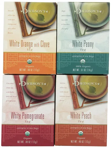 Vista 4 de Davidson's Tea Tés de postre surtidos, 8 bolsas de té (paquete de 12)