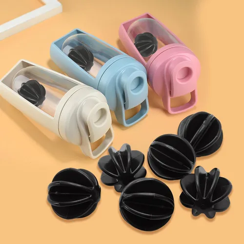 Vista 3 de 6 bolas mezcladoras de proteínas de 1.77 pulgadas, esferas de batidor de plástico para botellas agitadoras, accesorios de mezcla universales de Negro