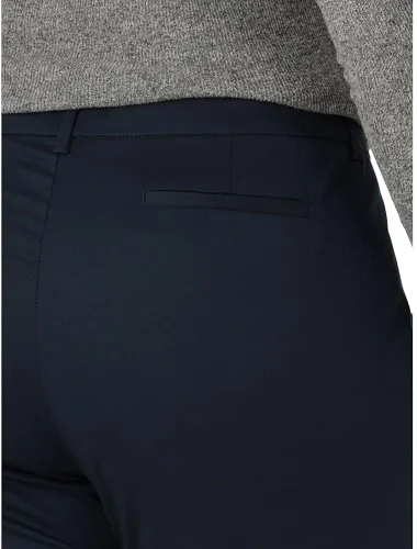 Vista 4 de Lee Pantalón de pierna recta sin arrugas para mujer, talla grande, sin arrugas