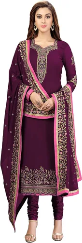Vista 9 de TRENDMALLS Conjunto de traje de Salwar indio Georgette bordado indio Salwar vestido étnico