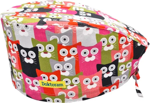 Vista 75 de Print Scrub Caps - Sombrero perfecto para enfermeras, médicos y EMTs..