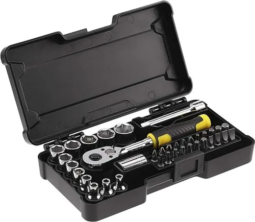 Vista 19 de Stanley Juego de trinquete 1/4" 72 dientes