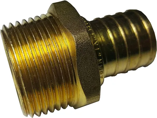 Vista 9 de Adaptador NPT macho de 1" Pex x 1", latón (1)