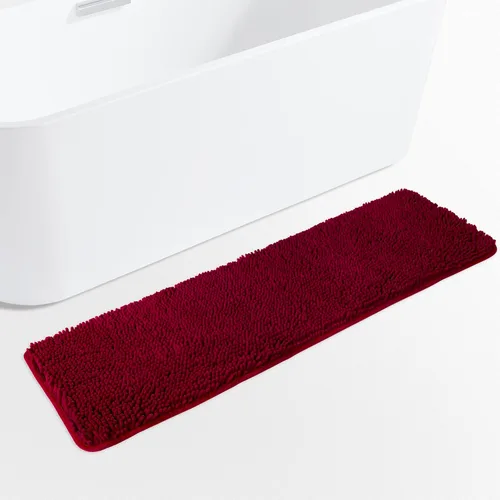 Vista 44 de Yeaban Alfombras pequeñas de baño de felpilla de 12 x 12 pulgadas, absorbentes y lavables, antideslizantes, de felpa y suaves para baño, ducha