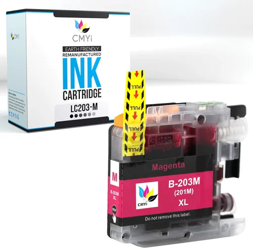 Vista 16 de LC203 - Cartucho de tinta de repuesto negro para Brother DCP-J4120DW, MFC-J4320DW, J4420DW, J460DW, J4620DW, J4625DW, J480DW, J485DW, J5320DW