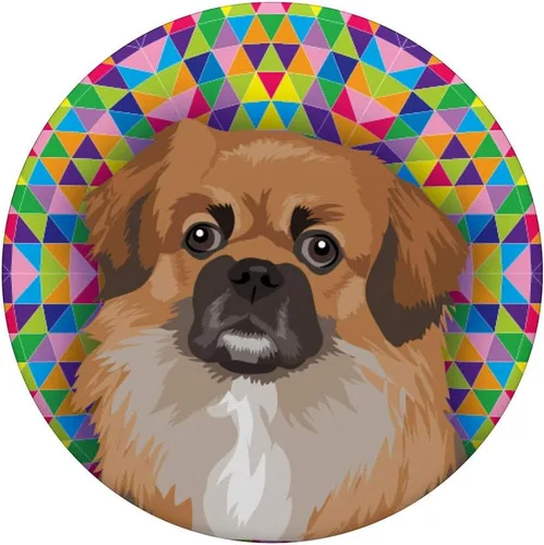 Vista 3 de PopSockets - Agarre y soporte para teléfonos y tabletas, diseño de perro tibetano