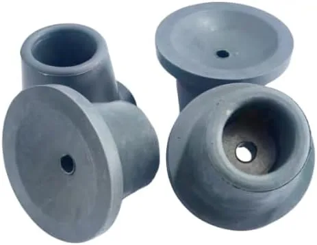 Vista 6 de Puntas de goma resistentes para silla de ducha y silla de baño, puntas de patas antideslizantes para taburetes de ducha, 4 unidades, 1 pulgada