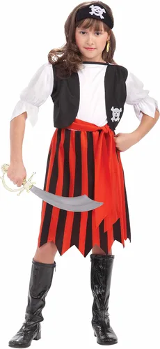 Vista 3 de Forum Novelties Disfraz de pirata lass, niño pequeño