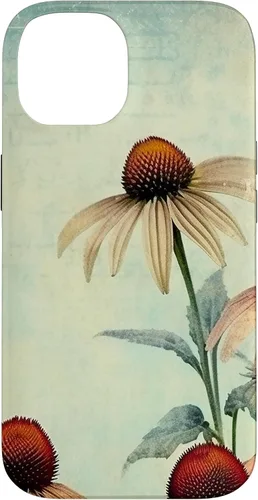 Vista 4 de iPhone 16 Vintage Coneflower Case
