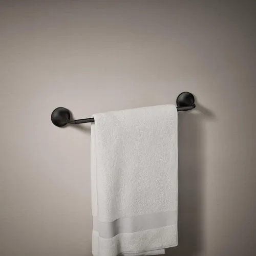Vista 2 de Kohler 27425-BL Tone™ Toallero de 18 pulgadas, negro mate