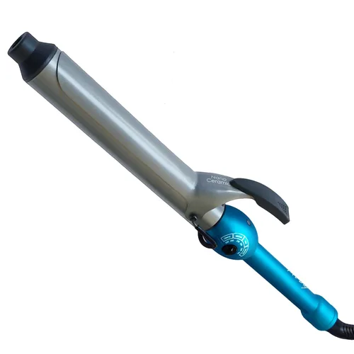 Vista 12 de Mr Big Curling Iron, Junior con barril de 8 pulgadas, rizadores de estilo XL más largos para cabello largo, cerámica triple plateada, rizos