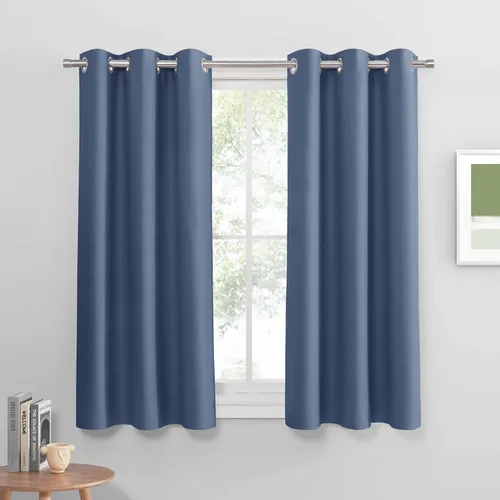 Vista 19 de PONY DANCE Cortinas para Autocaravana de 24 pulgadas de Largo, Cortinas Cortas para Baño y Cocina, Mini Cortinas de Privacidad para Camper