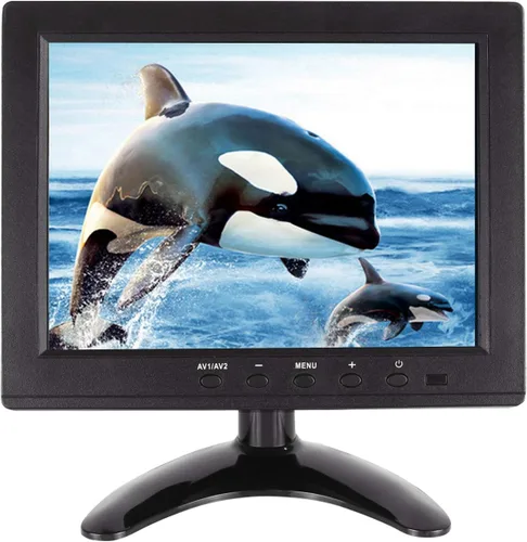 Vista 8 de Monitor de seguridad 10.1 "FHD CCTV Monitor de PC con VGA HDMI BNC AV entrada USB Altavoz incorporado 178 Gran angular para Raspberry Pi Game