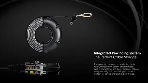 Vista 3 de MOGICS Regleta universal Bagel (negro) Esencial para trabajar desde casa