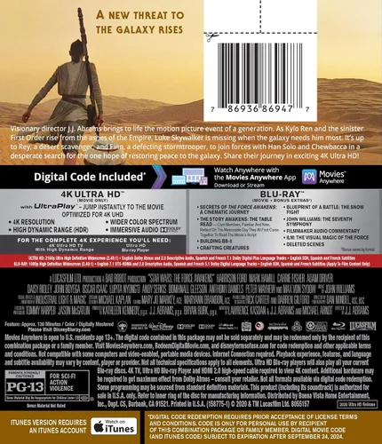 Vista 2 de Star Wars The Force Awakens Feature 4K UHD