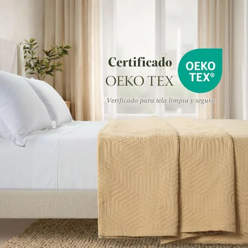 Vista 5 de Threadmill Mantas de Algodón de Lujo para Cama de Tamaño King Manta de Algodón 100% Acogedora para Todas las Estaciones Colcha Jacquard Aster