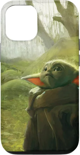 Vista 28 de iPhone 16 Star Wars The Mandalorian The Child Grogu in the Forest Art Case