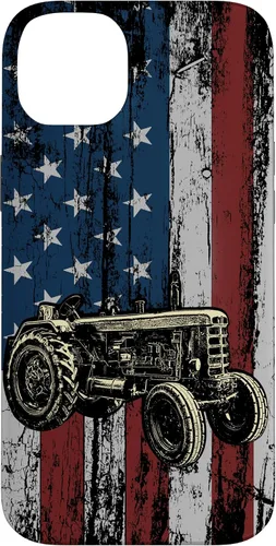 Vista 15 de Patriotic Tractor American Flag Tractor Farm Gift Farmer Case for iPhone 17