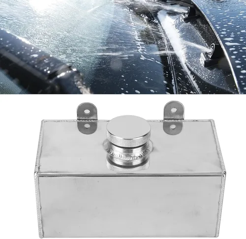 Vista 4 de Arandela del parabrisas, botella de aluminio de la lavadora del parabrisas 2L Pulido Intercooler Spray Universal piezas del coche