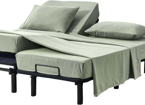 Vista 35 de Kingnex Sábanas de sofá cama individual para sofá cama extraíble de 36 x 72 pulgadas, microfibra suave de doble cepillado 1800, 3 piezas incluyen 1