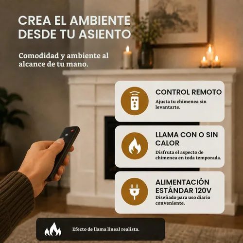 Vista 7 de Pemberly Row Mantel ancho con chimenea eléctrica lineal, 64 pulgadas de ancho, MDF laminado, acabado blanco, efecto de llama realista, control