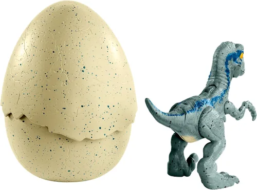 Vista 5 de JURASSIC WORLD HATCH 'N PLAY DINOS Velociraptor Azul