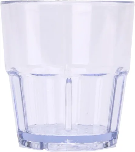 Vista 2 de Restaurantware Bev Tek - Juego de 50 vasos de plástico de 9 onzas resistentes a las roturas, vasos apilables de plástico transparente aptos