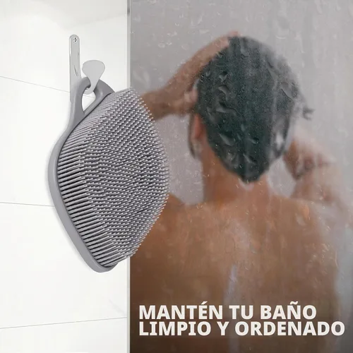 Vista 7 de Sndyi Exfoliante Corporal de Silicona, Exfoliante Corporal Suave para Piel Sensible, Exfoliante de Ducha en Forma de Hoja para el Cuerpo con Cerdas