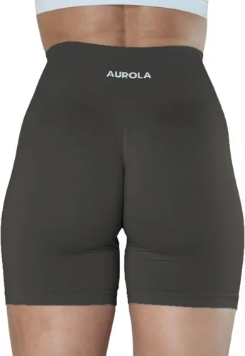 Vista 6 de Aurola Intensify - Pantalones cortos de entrenamiento para mujer, sin costuras, para gimnasio, yoga, correr, deporte, ejercicio activo, fitness
