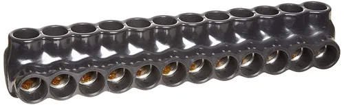 Vista 20 de Morris Productos 97643 Conector multi-cable, aislado, entrada dual, negro, 3 puertos, 250 - 6 rango de cables, 5/16" Allen Hex 3 Puertos, 250 - 6